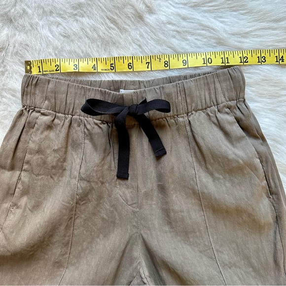 Aritzia Babaton Drawstring Linen Pants - Picture 8 of 11